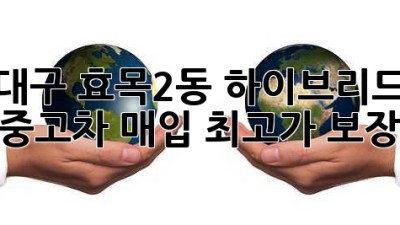 대구 효목2동 하이브리드 중고차 매입 최고가 보장!